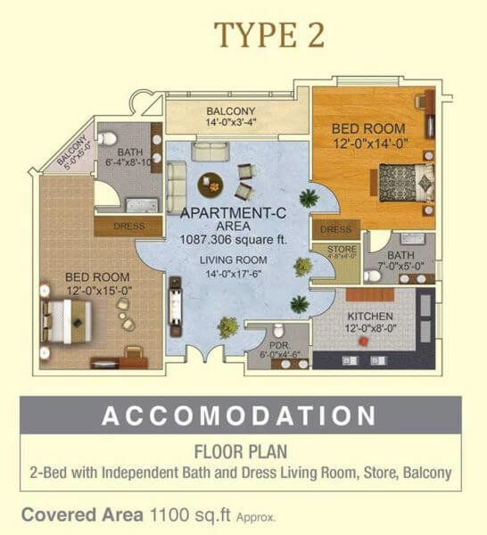 Bahria-Heights-Karachi-Floor-Plan-Type B