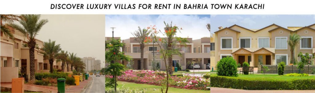 Villas for rent Bahria Town Karachi
