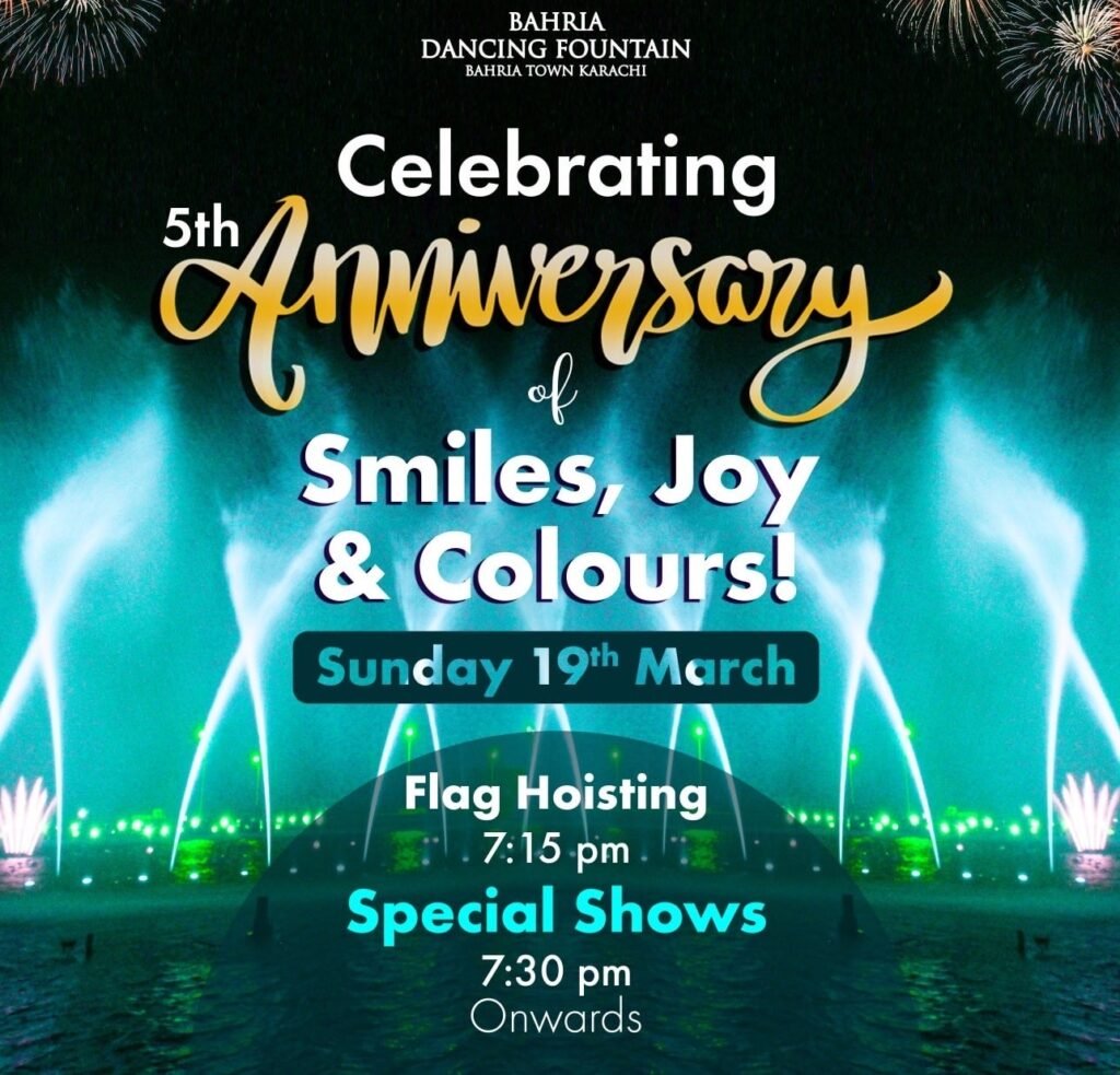 Bahria Town Karachi 5th anniversary