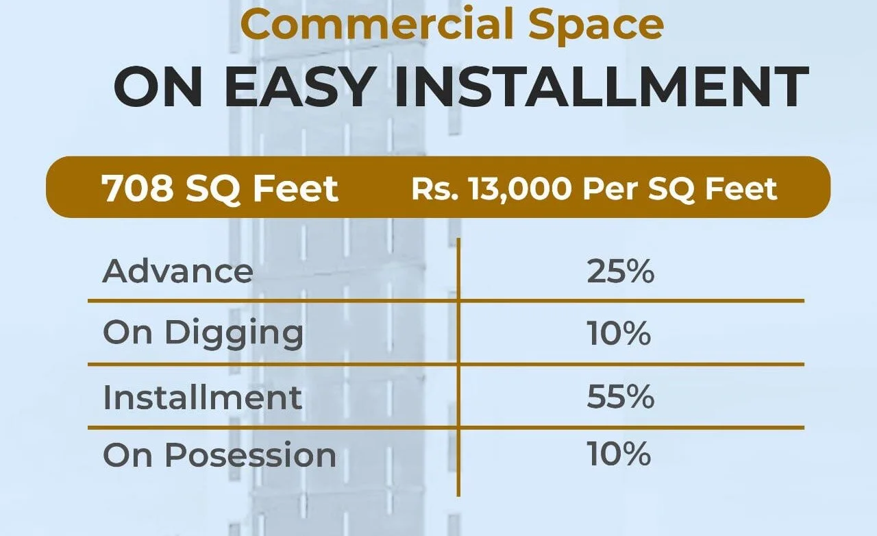 1st to 6th floor installment plan