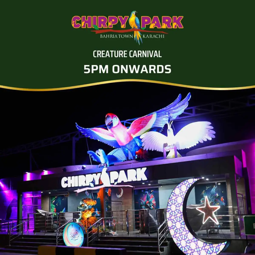 Pakistan's independence day at Chirpy Park in Bahria Town Karachi