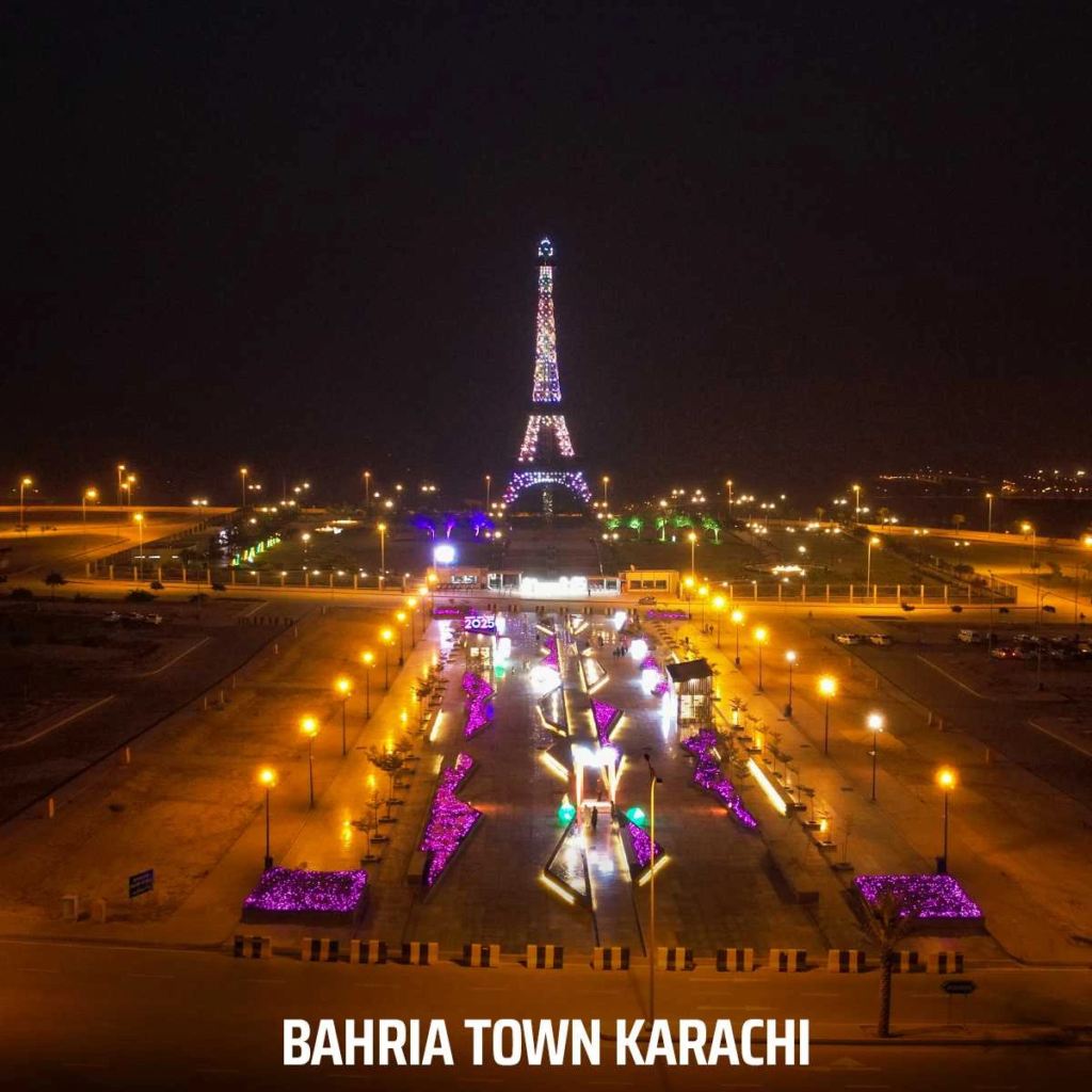 Eiffer Tower Bahria Town Karachi 2025