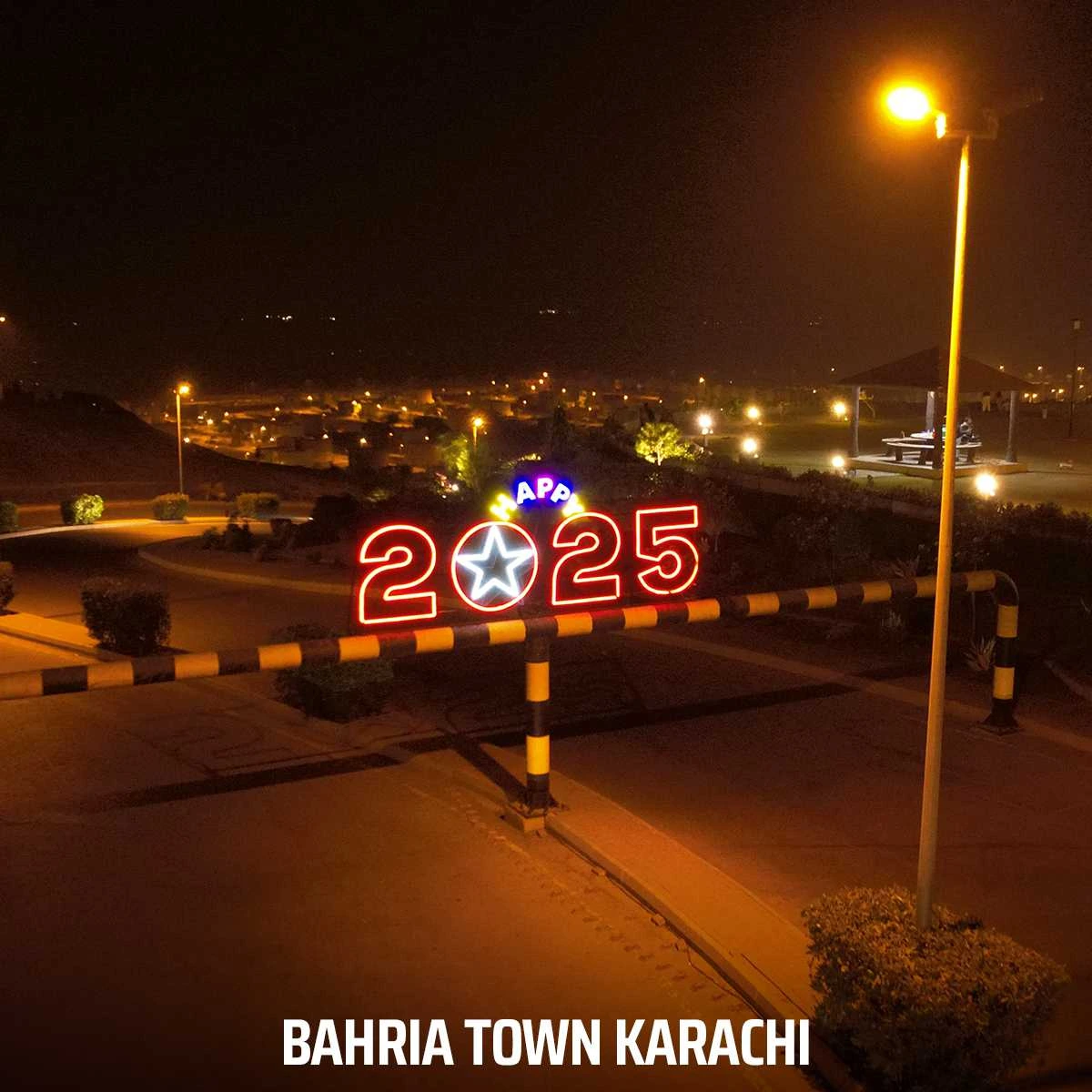 Happy 2025 in Bahria Town Karachi