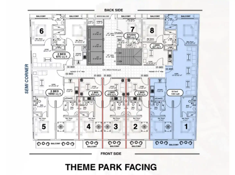 Theme Icon Apartments Floor Plan