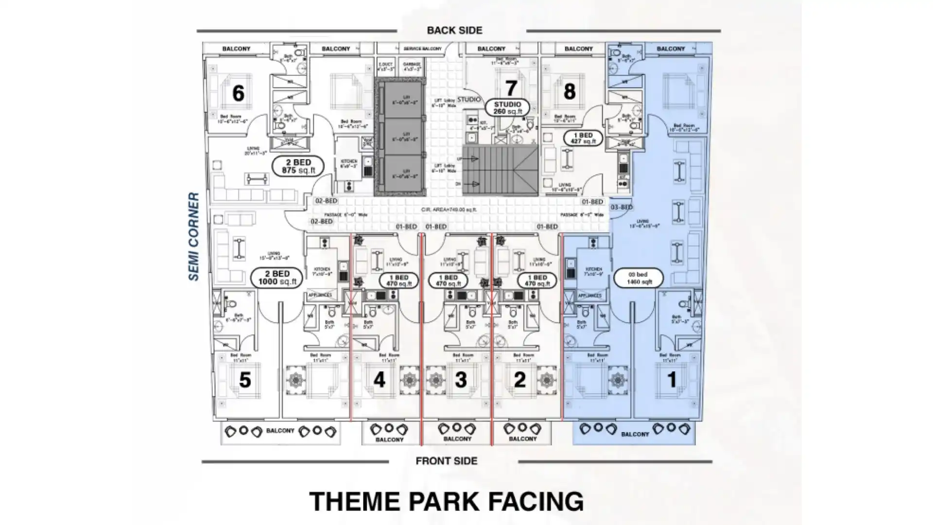 Theme Icon Apartments Floor Plan