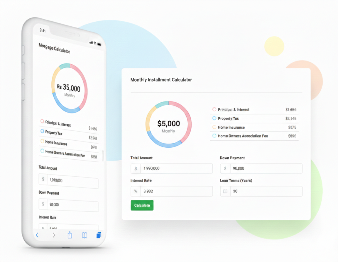 mobile friendly interface for real estate users