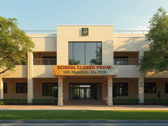 School closed from 16th march to 31st march 2026 bahria town karachi