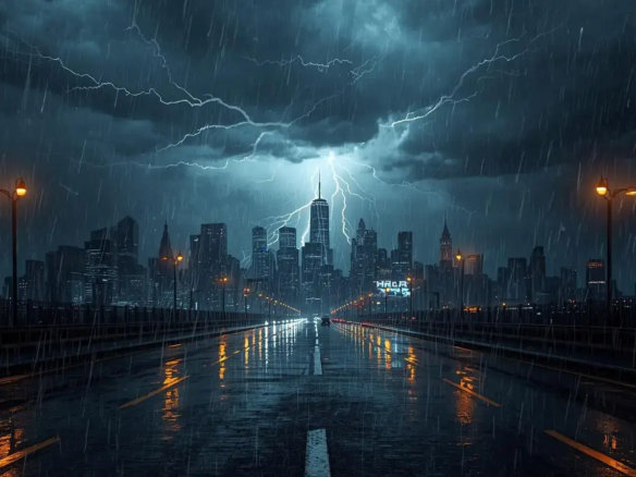 Rain in bahria town karachi