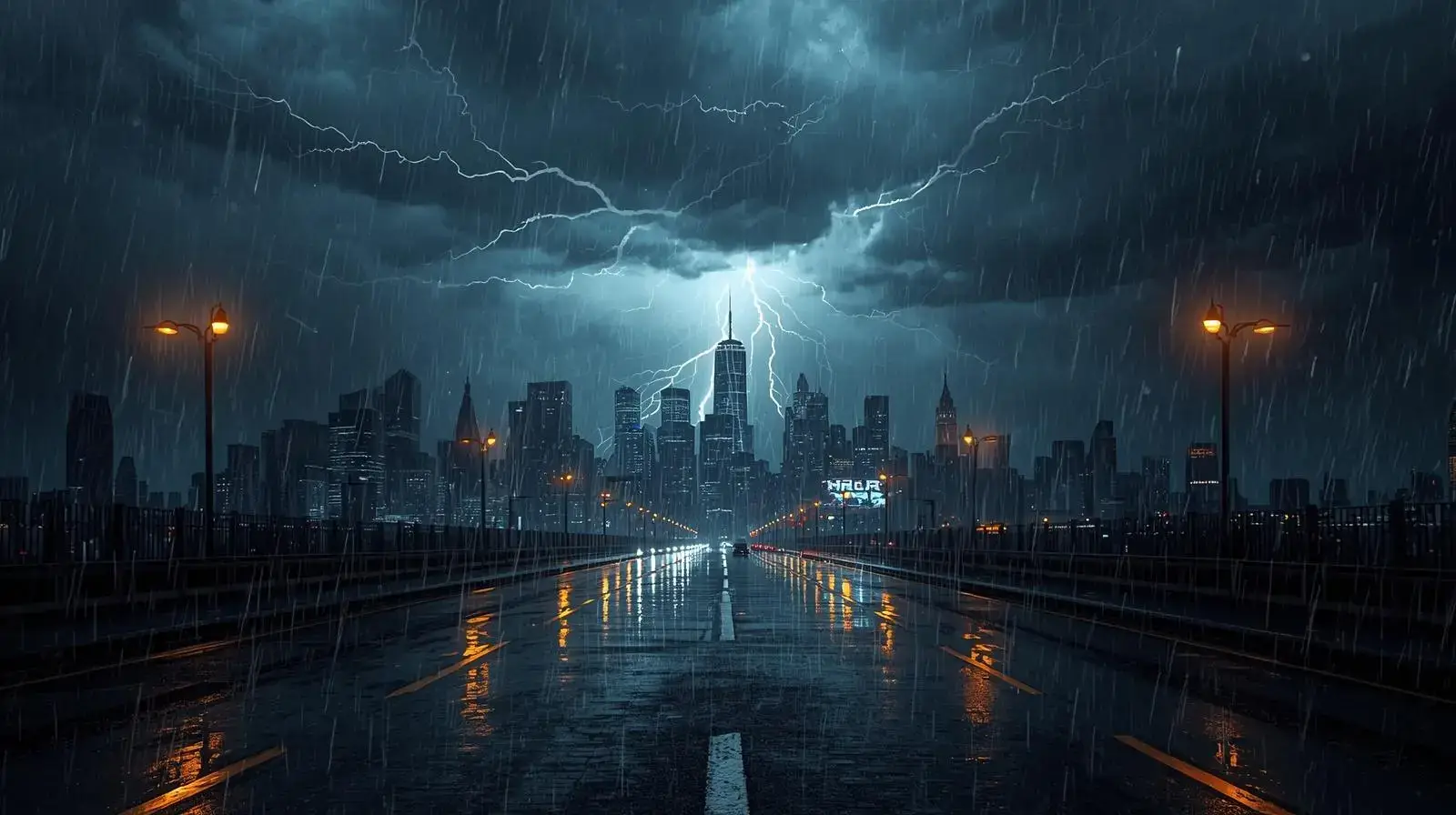 Rain in bahria town karachi