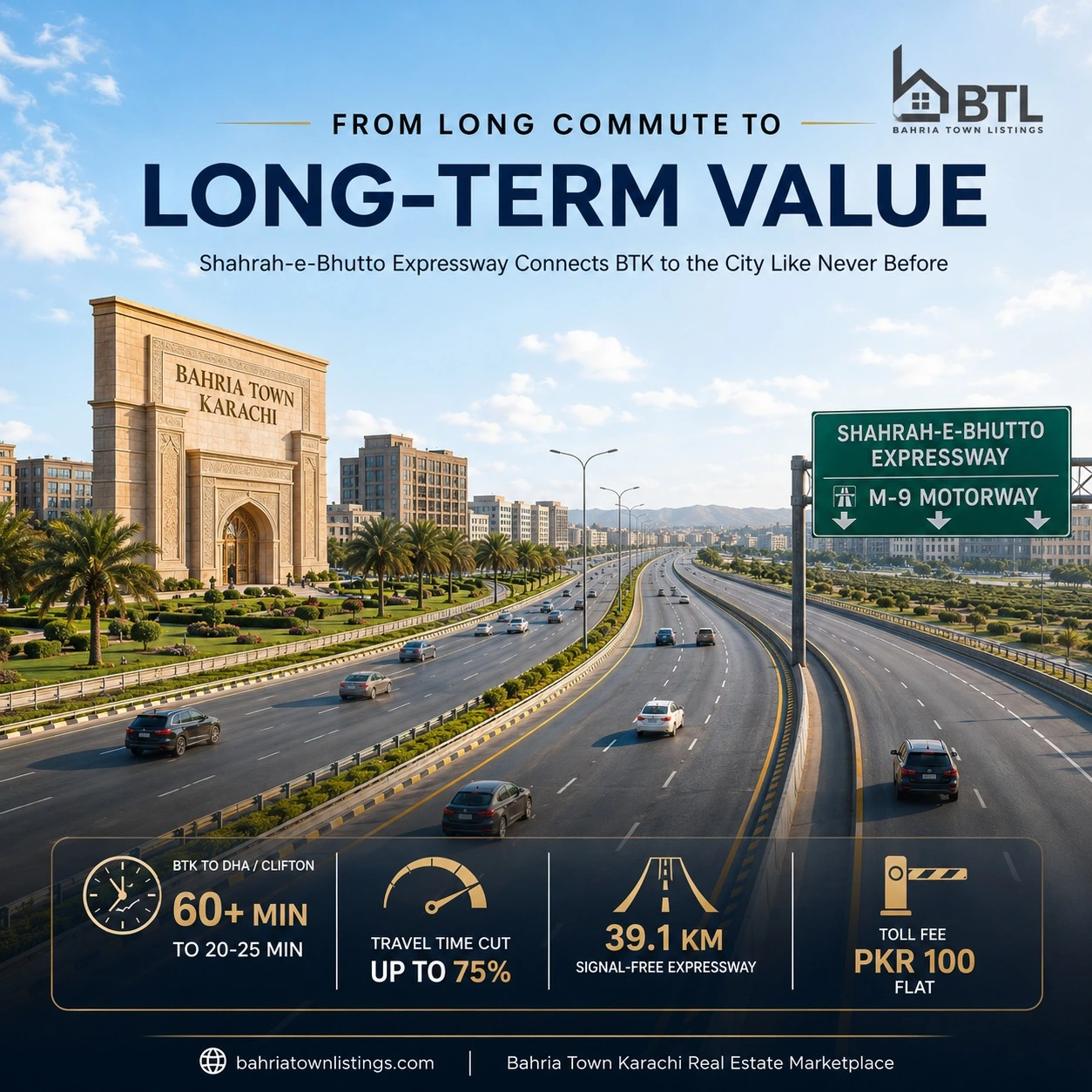 Bahria-town-karachi-from-malir-expressway-shahrah-e-bhutto