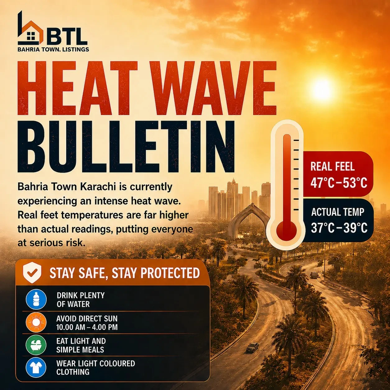 heatwave-bahria-town-karachi