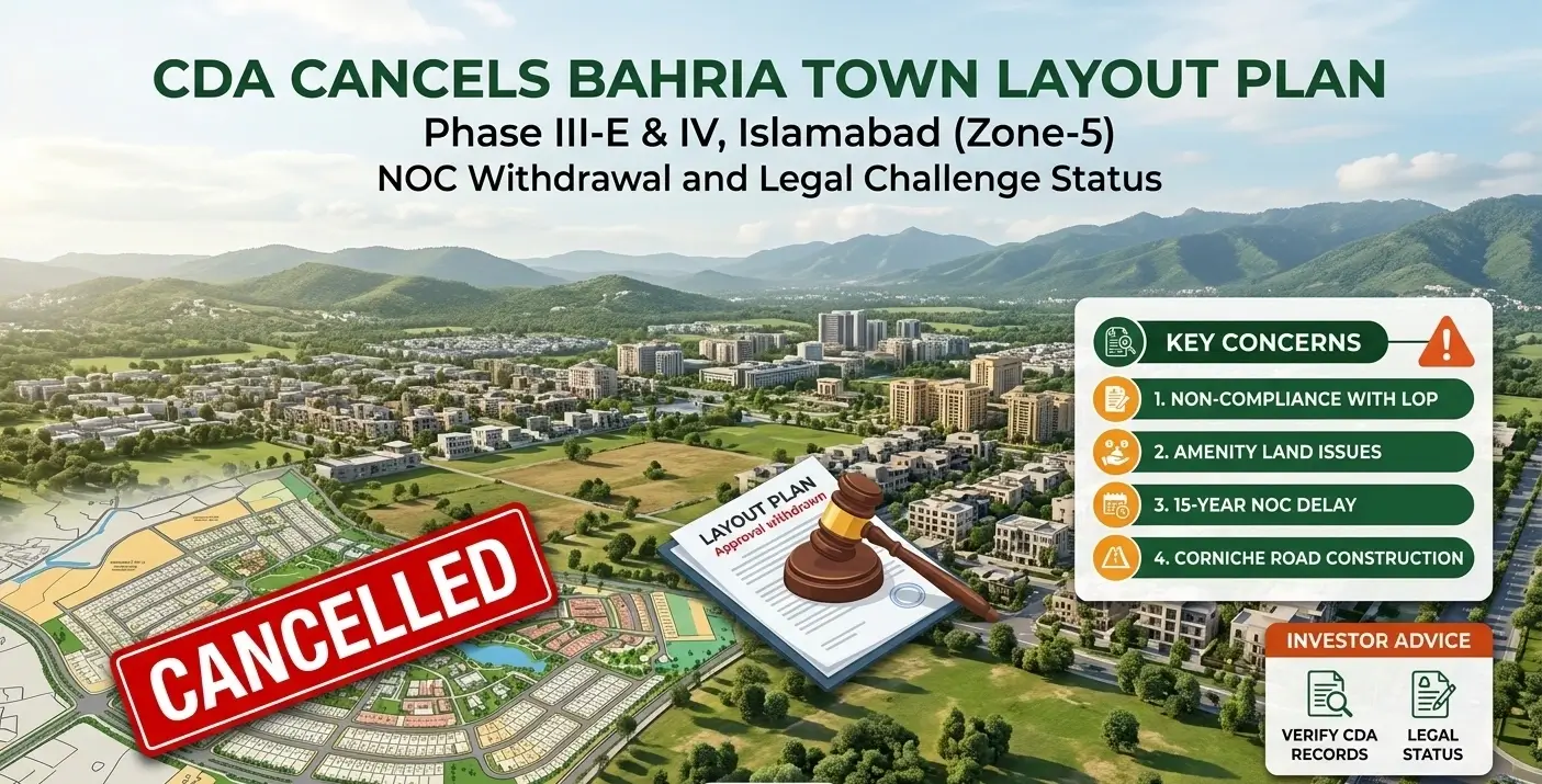 Bahria town news and updates CDA